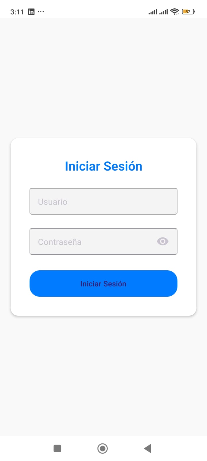 App control de stock y registro de transacciones de una empresa textil
